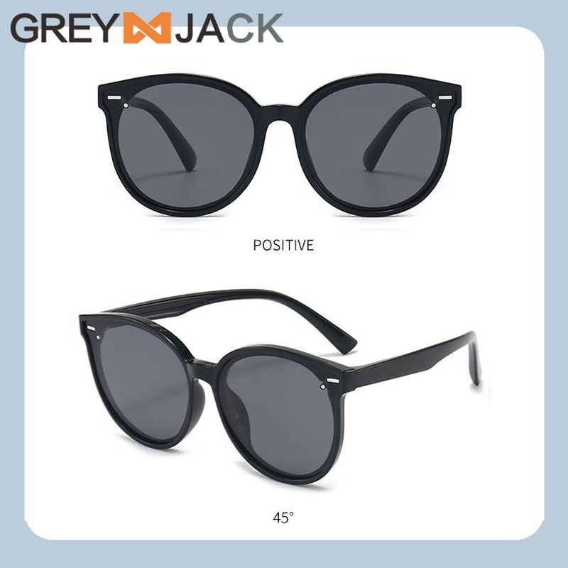 Grey Jack Kacamata Anak Sunglasses Hitam Anti Uv Korean Style TR90 Ringan Fashion Anak Laki-laki dan Perempuan 0015 0014-C1