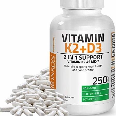 bronson vitamin d3 5000 iu k2 isi 250 kapsul Lc