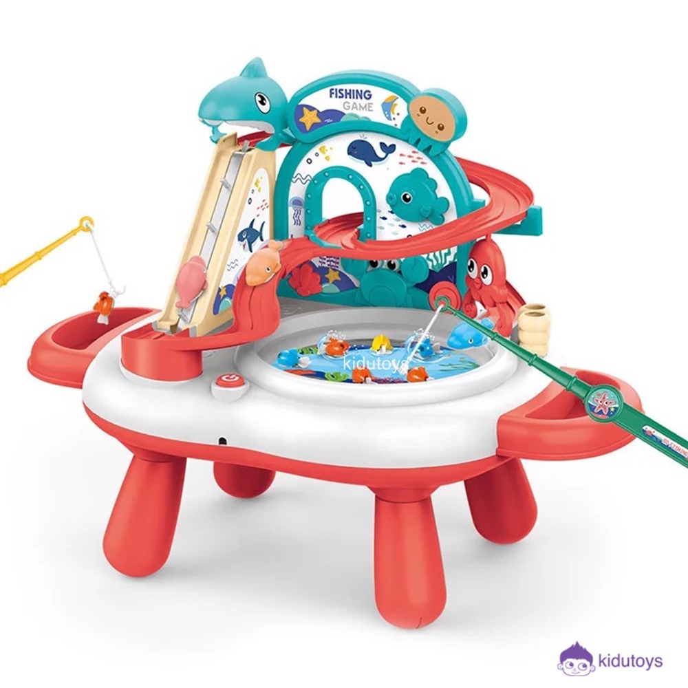 Mainan Anak Pancing Memancing Pancingan Ikan / Fishing Hero 3 in 1 Kidu Toys