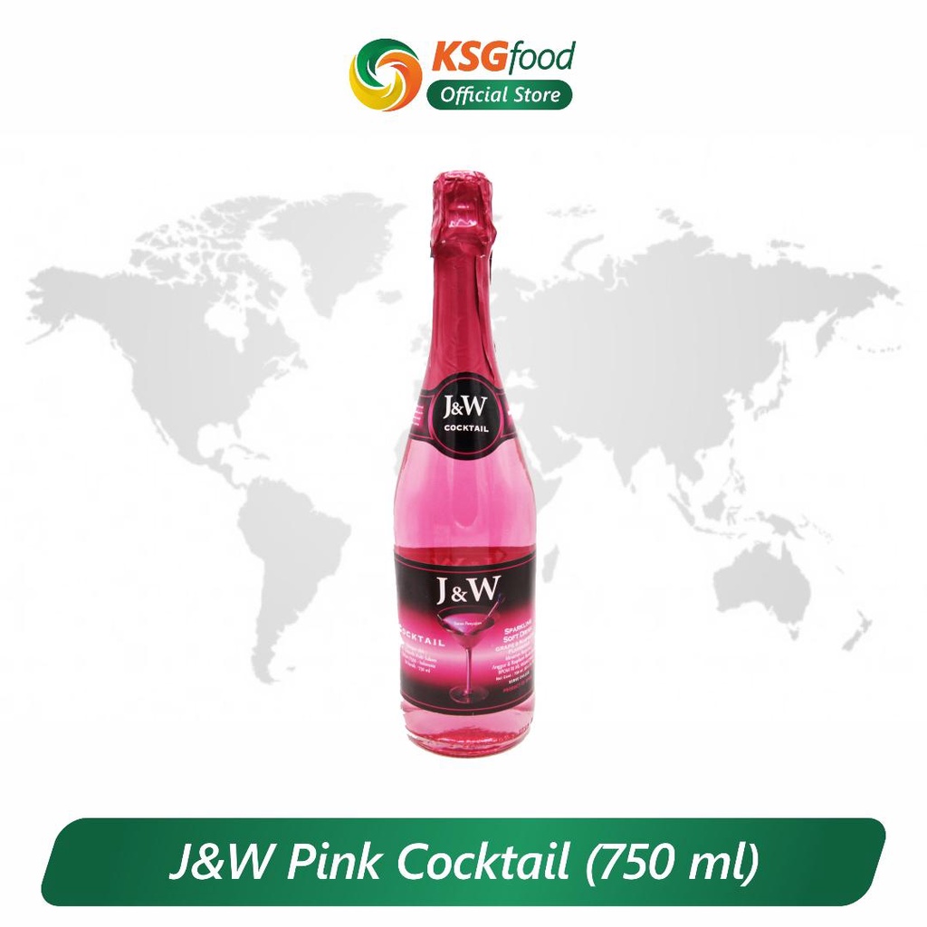 J&W PINK COCKTAIL SPARKLING JUICE