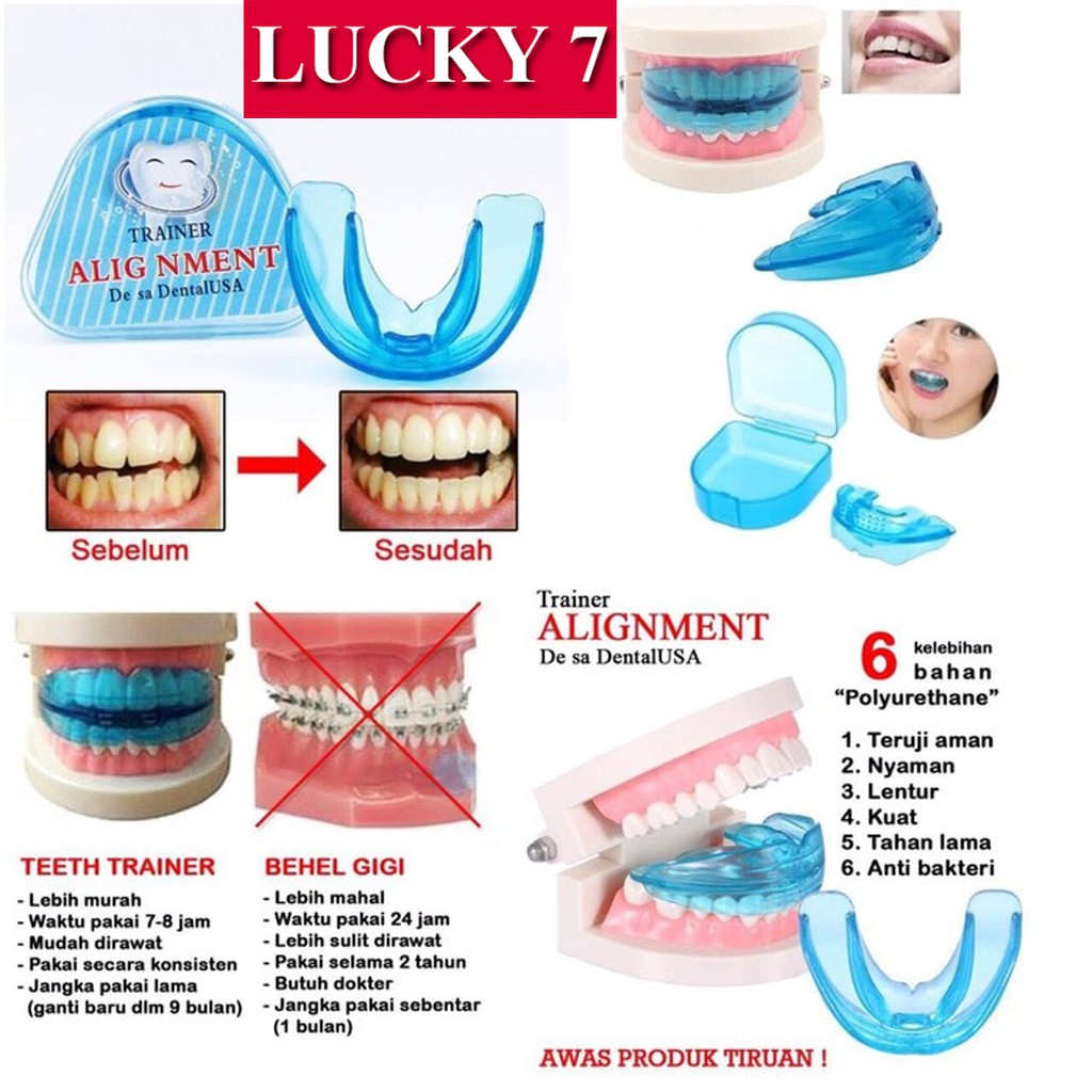 DBI - Made In USA Alat Perapi Gigi Original - Behel Gigi Lepas Pasang  -Teeth Trainer Alignment