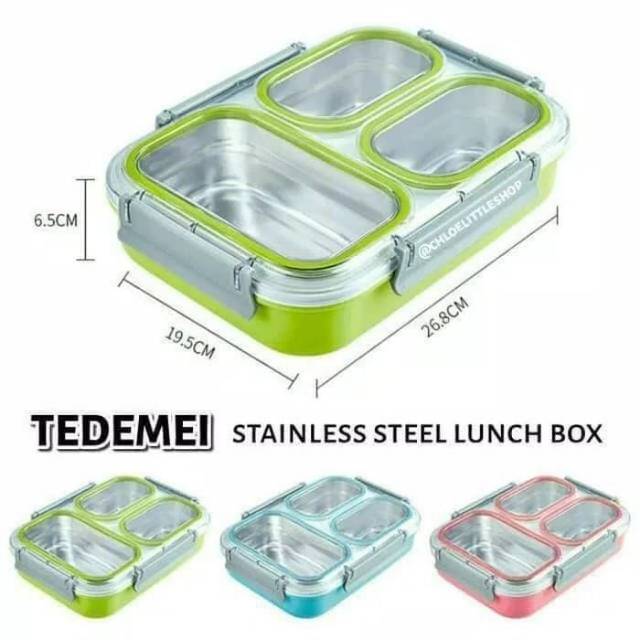 TEDEMEI Stainless steel lunch box