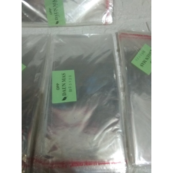 Plastik tanpa lubang buat isi masker 5pcs per pak isi 100