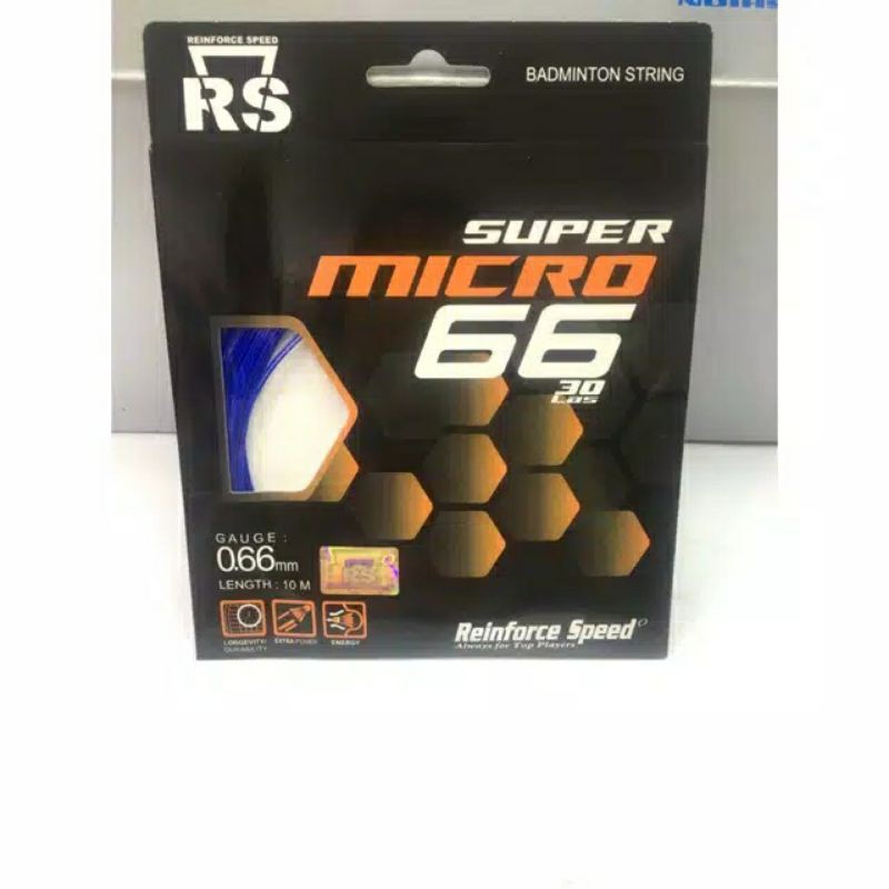 Senar Raket Badminton Rs Super Micro 66