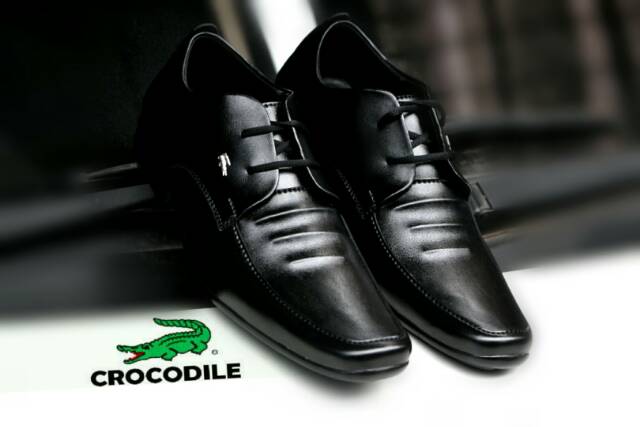 PREMIUM PANTOFEL SEPATU PRIA CROCODILE ITALIAN LEATHER SEPATU KERJA FORMAL