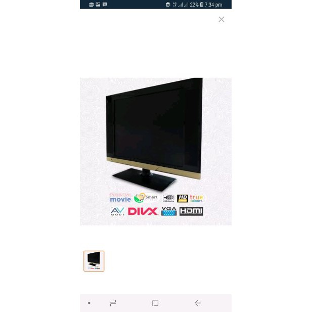 Unik  Vixion led tv 19 inch 1977