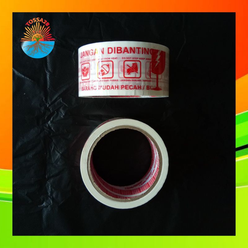 

Solatip Fragile Murah / Lakban Murah / Selotip / Isolatif / Isolatip / Lakban Fragile