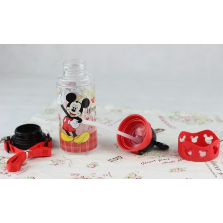 Botol Minum Karakter Mickey Minnie Drinking Bottle Water BPA Free Anti Bocor 4262/4265