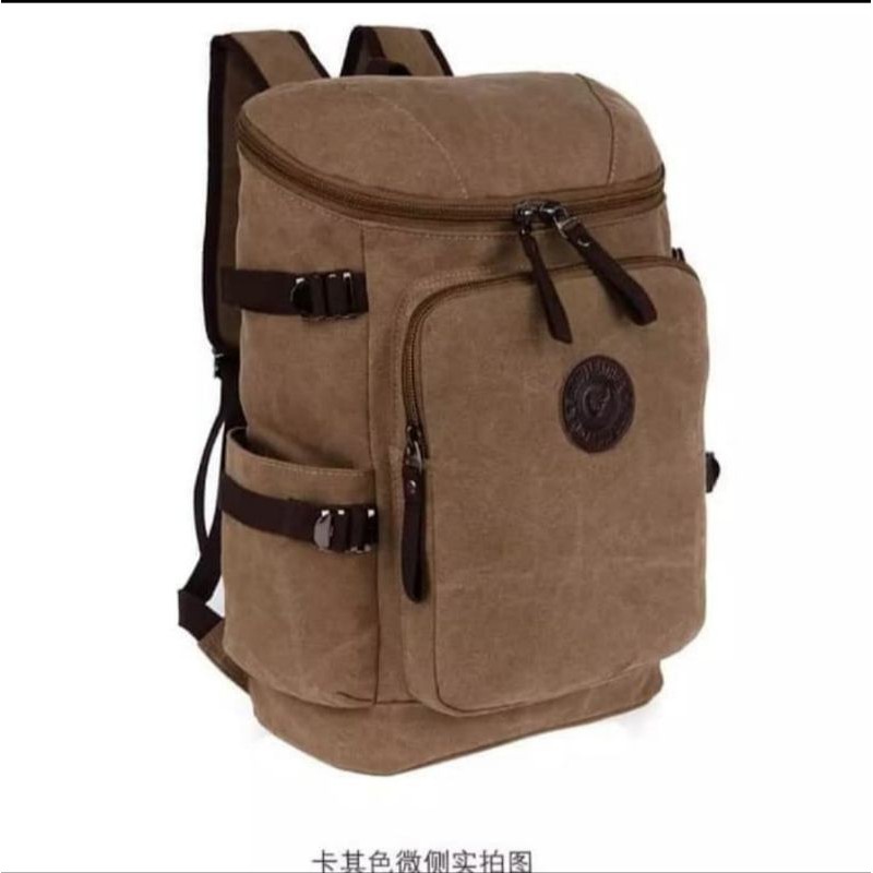 TAS RANSEL KANVAS BACKPACK,KANVAS KULIAH,KANVAS KERJA IMPORT