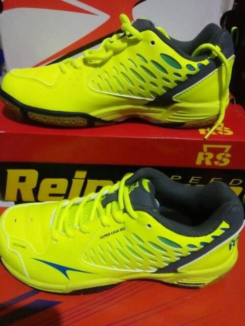 SEPATU BADMINTON RS SUPER LIGA 803 Lemon