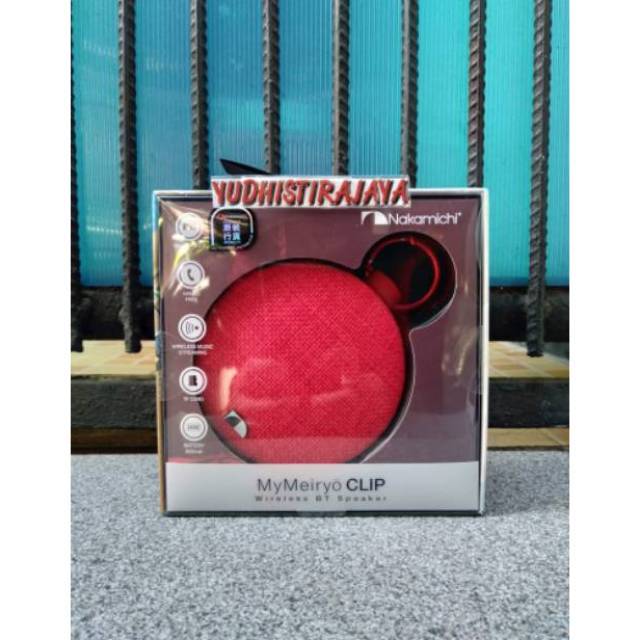 Nakamichi My Meiryo Clip Portable Wireless Bluetooth Speaker Original