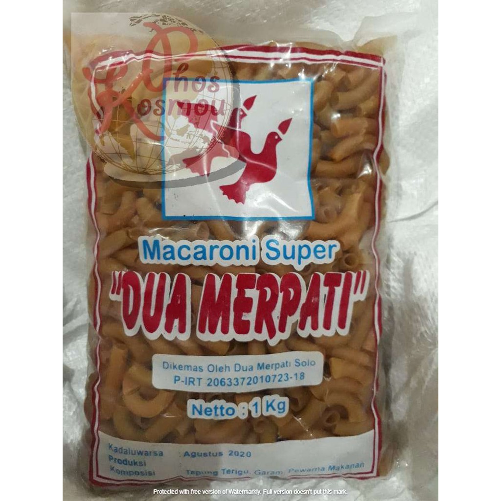 

Macaroni Goreng Cap Dua Merpati 1 kg