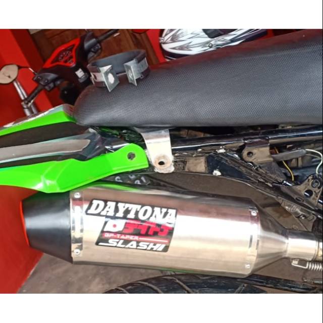 Knalpot Racing DAYTONA (R) untuk motor KLX, CRV, D tracker, KTM 150Cc dan 250 Cc