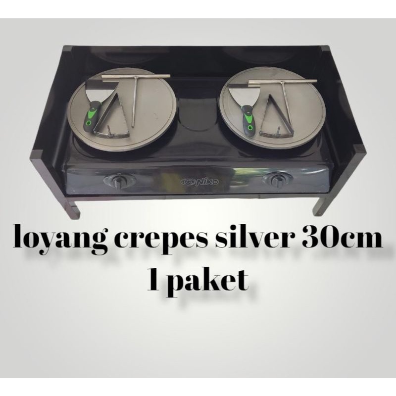 Termurah satu paket peralatan loyang crepes/leker