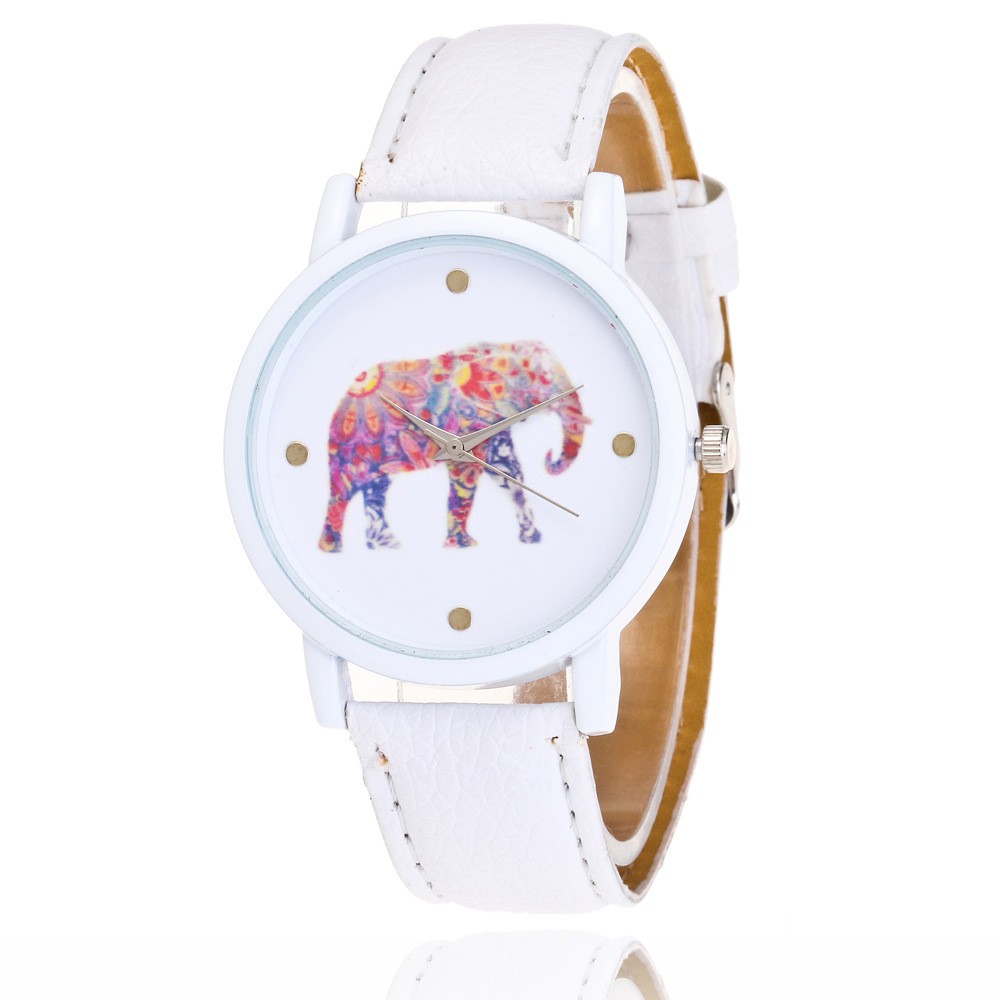 jam tangan gajah Geneva casual elephant watch (1J2) JWA021