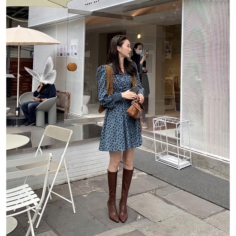 Knee boots import fashion baby korean style autumn winter sepatu wanita tinggi cewek