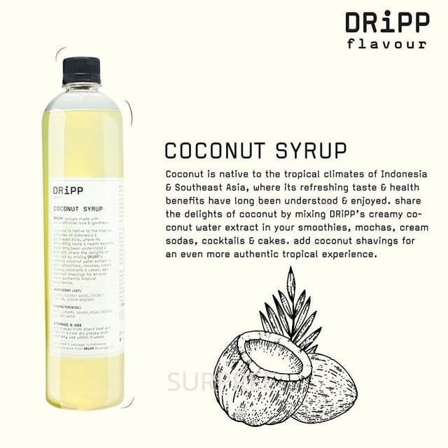 

DRiPP Coconut Syrup - Sirup Kelapa Premium