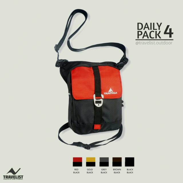 Yamitala Daily Pack 4 / tas slempang / tas pinggang / tas paha / tas hp / tas travel / tas kecil