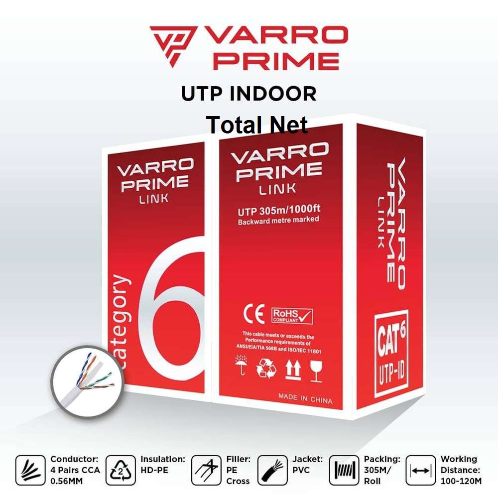 VARRO UTP CAT6 INDOOR KABEL LAN UTP 305M