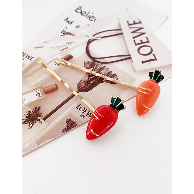 LRC Anting Tusuk Fashion Alloy Carrot Hairpin F56118