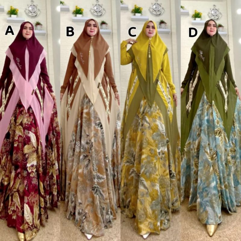 TULIPA Series March 01 Syari BY AZZAHRA Ceruty ZAHRA COLLECTION