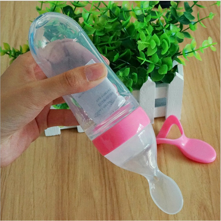 Sendok Makan Bayi Sendok Mangkok Silicone Squeeze M005