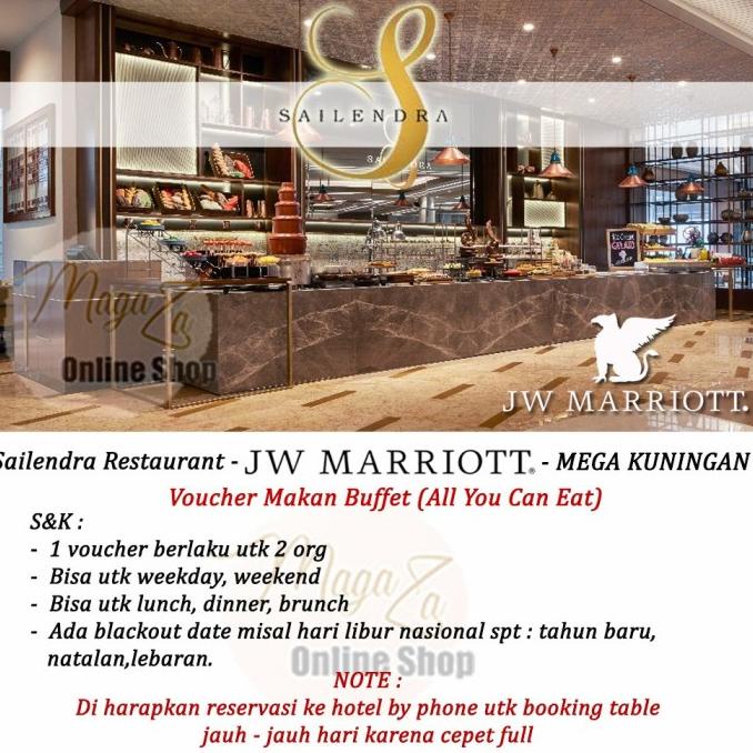 Voucher Makan AYCE JW Marriott Jakarta Sailendra Restaurant