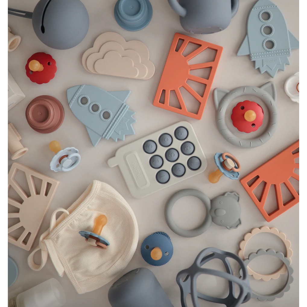 Mushie Phone Press Toys | Baby and Kids Toy Mainan Edukasi Push Pop Fidget Anak Bayi Pencet Pencetan HP Mainan-6