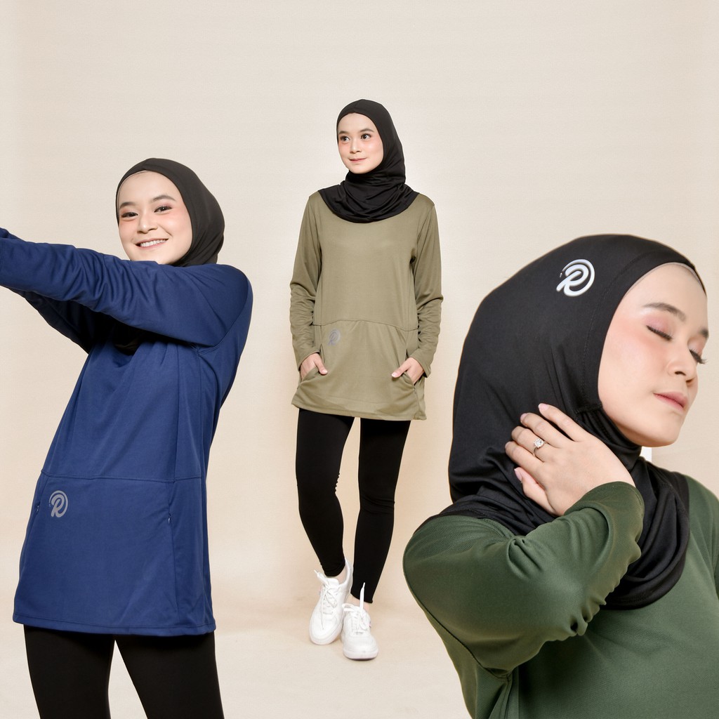 RedDee Baju Olahraga Wanita Muslim Dry Fit