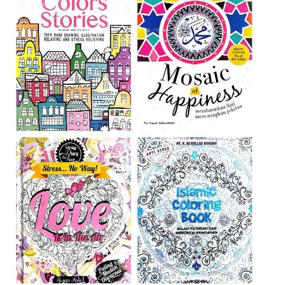 

[Original] Buku Mewarnai Anti Stress Untuk Dewasa