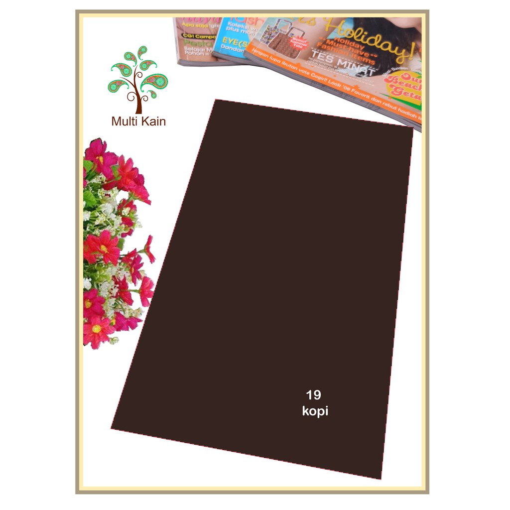 Bahan multi Kain Rayon Uniqlo mukena Meteran dan Grosir Quality Super-19 coffee