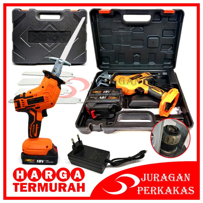 XENON CDRS1845 MESIN GERGAJI BATERAI CORDLESS RECIPROCATING SAW SABRE