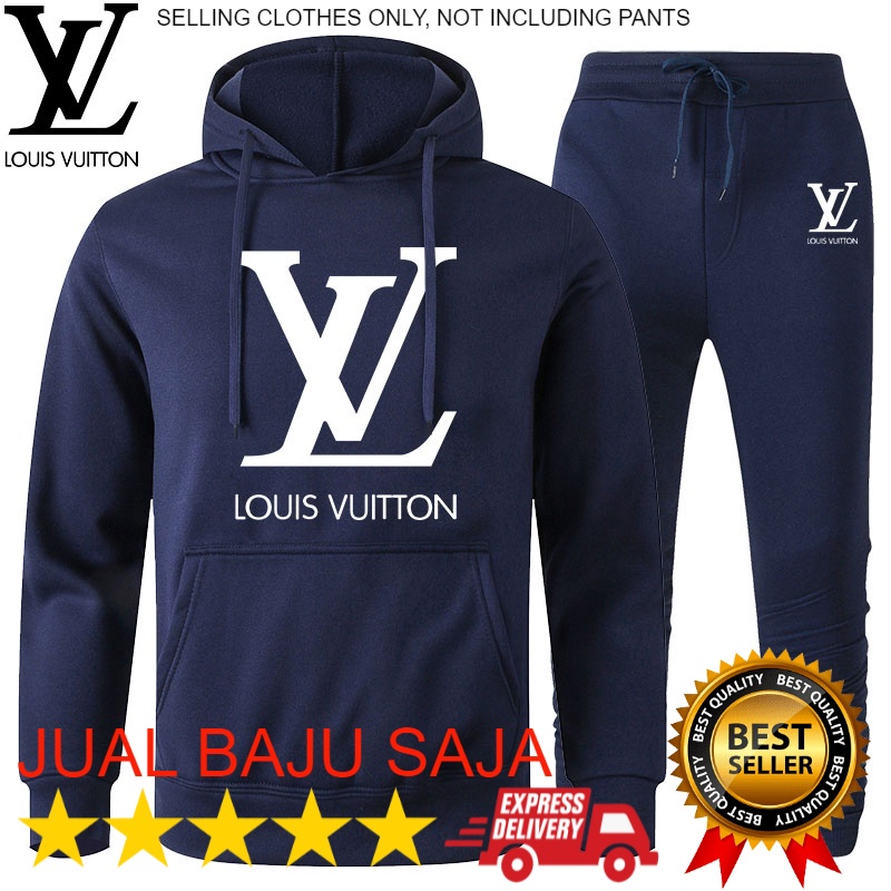 JUAL JAKET HODIE AJA - Ready Stock  LV  Hoodies  With velvet Fashion Trend Pure cotto Women's Hoodie