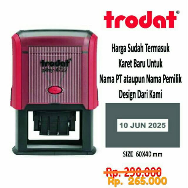 

stempel trodat 4727 size 60x40mm
