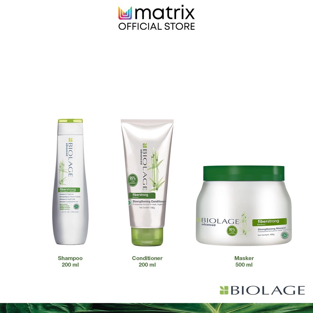 Matrix Biolage Fiberstrong Shampoo 200 ml - Shampoo Rambut Rusak dan Rontok-3