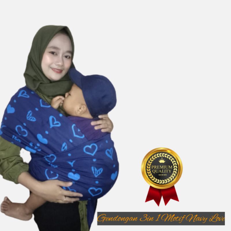 Gendongan Bayi Depan Samping M-Shape 3in1