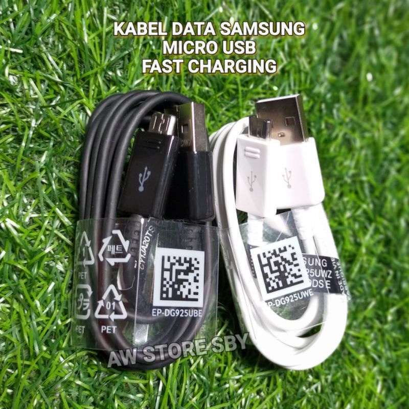 Kabel Data Samsung ori Micro Usb Fast Charging A01 A02 j1 J2 J3 J4 J5 J6 J7 J8 A10 A10S