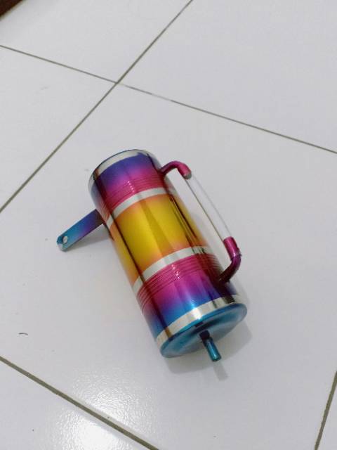 Botol Oli Samping Pelangi - Botol Air Radiator Tabung Oli Samping Rainbow Ninja R RR Satria Rxking