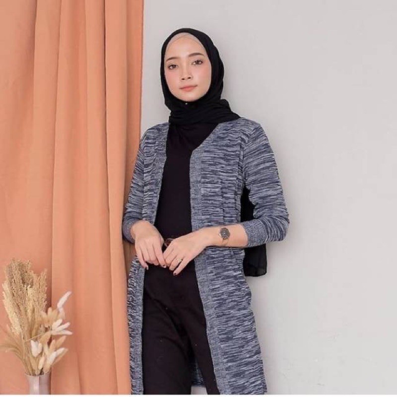 Longcardi Twist / Cardigan Panjang / Cardigan Wanita / Sweater Cardigan Panjang