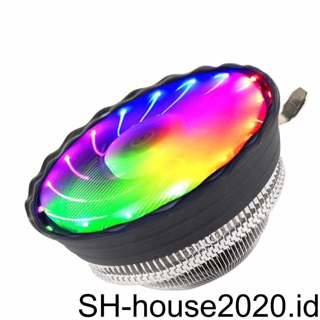 Kipas Pendingin CPU Komputer 3Pin RGB Bahan Aluminum Bisa Dilepas (house2020)