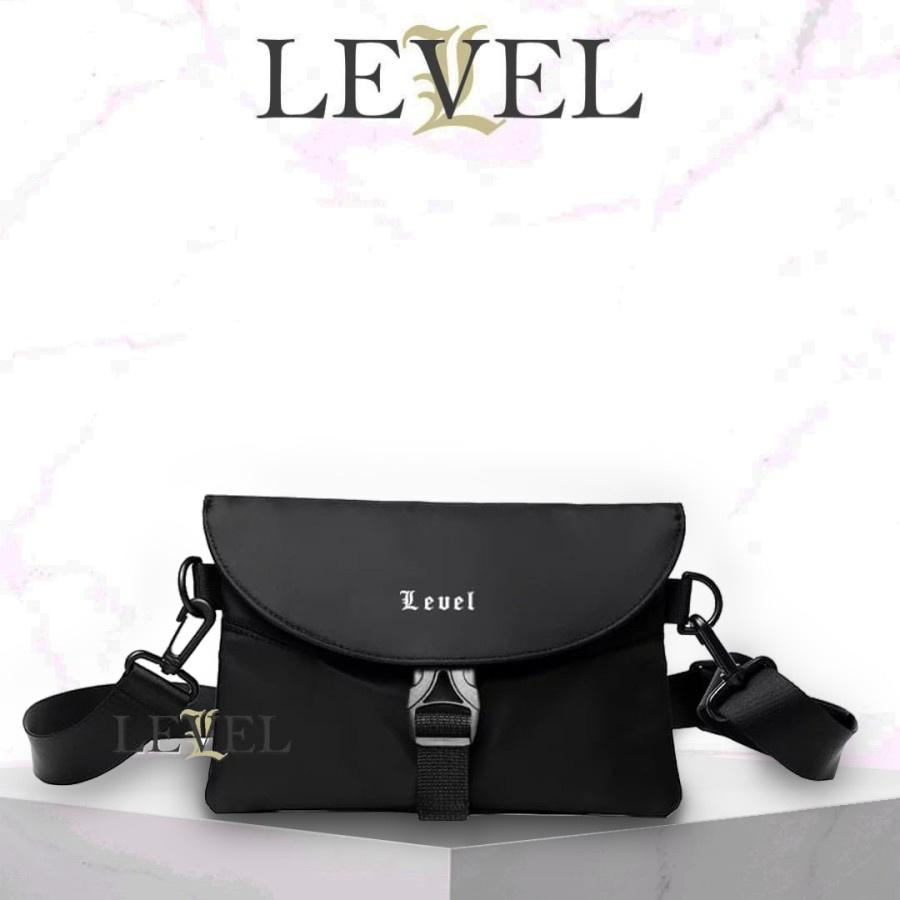 Lovilevel - Tas Selempang Pria Level Claz Fashion Korea Import