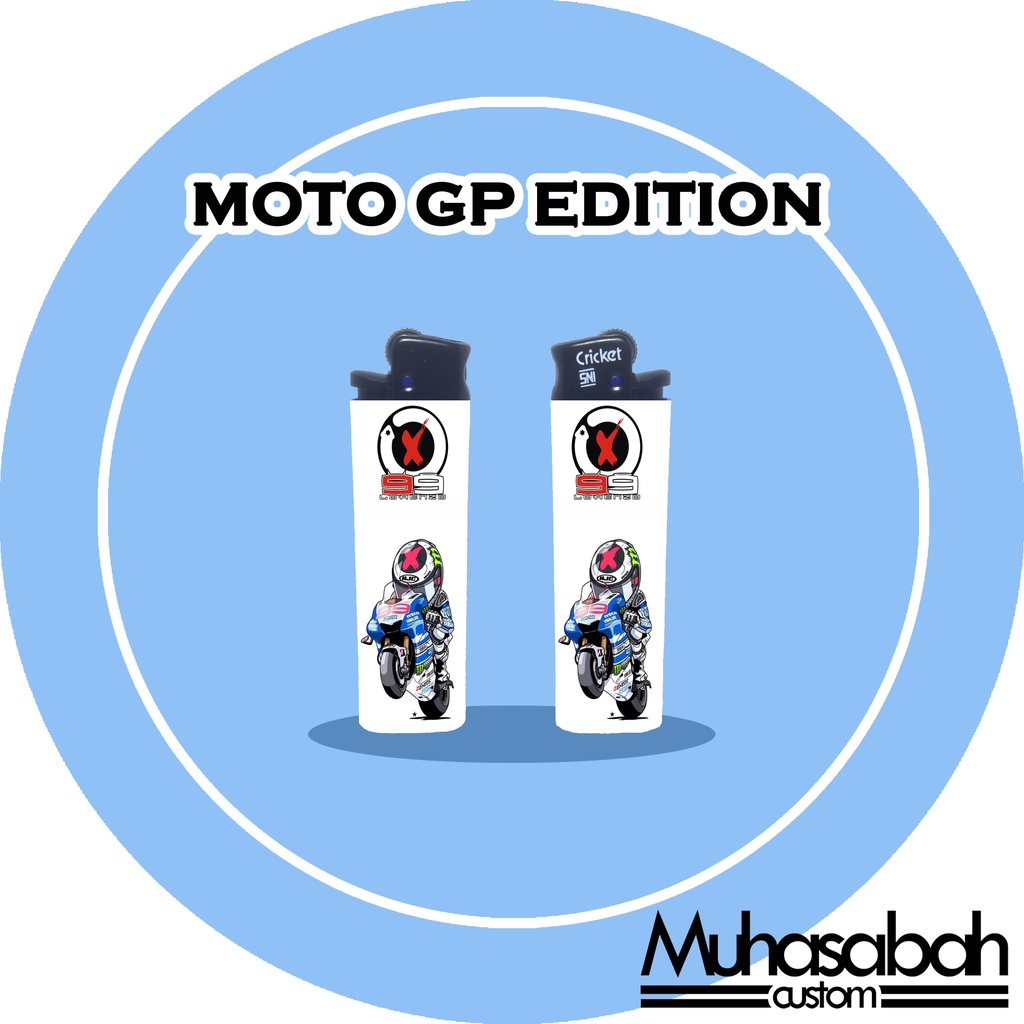 Moto GP Edition Korek Api Cricket Custom Gambar Unik Murah