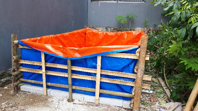 Kolam Terpal A12 & A15 Ukuran 3x2x1