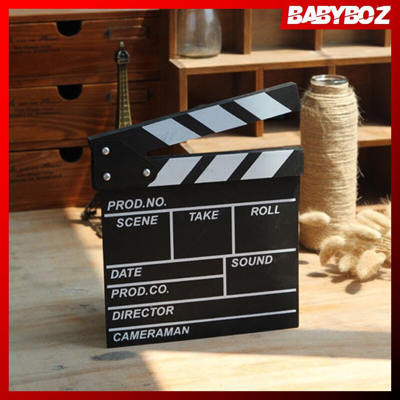 Jual Taffstudio Woopower Profesional Clapper Board Classical Movie Film Cut Film Shopee Indonesia