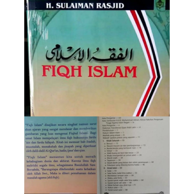 Jual Buku Fiqih Islam Fikih Islam Fiqh Islam Sulaiman Rasyid