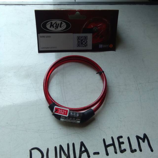 Gembok helm merk kyt