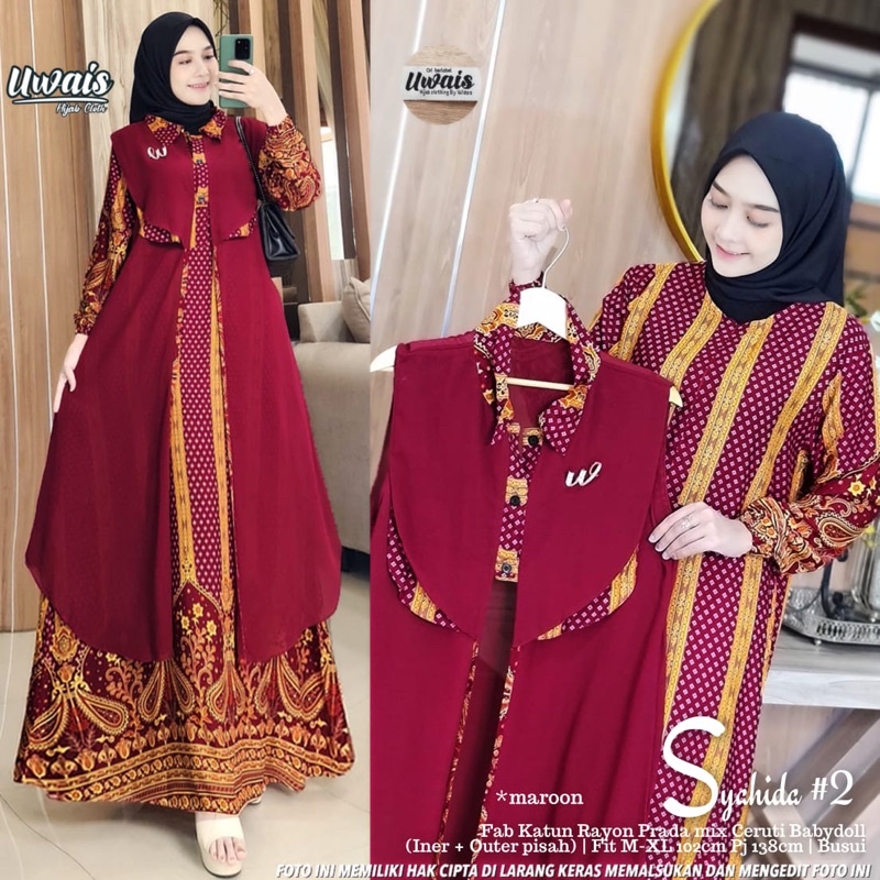 SYAHIDA #2 GAMIS PREMIUM original by Uwais