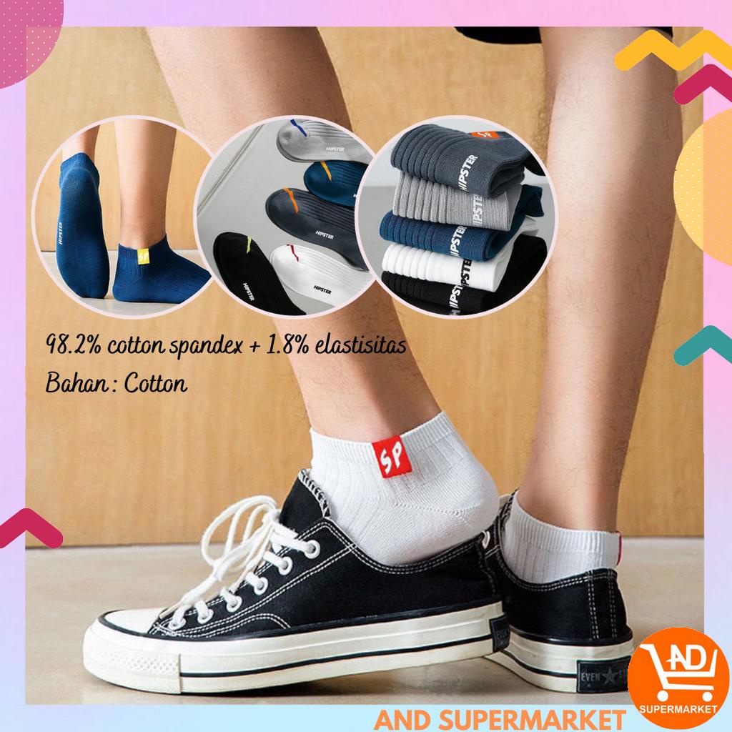 Kaos Kaki Pria Import Kaos Kaki Unisex Semata Kaki Short Socks Kaus Kaki Fashion Murah KK17