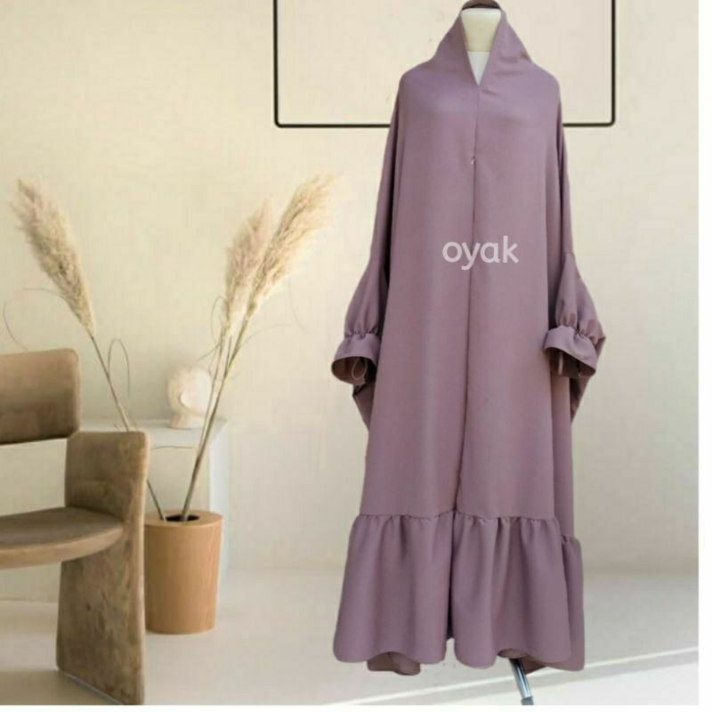 KhimarOverheadRampel|KhimarLengan|KhimarFloorJariTali