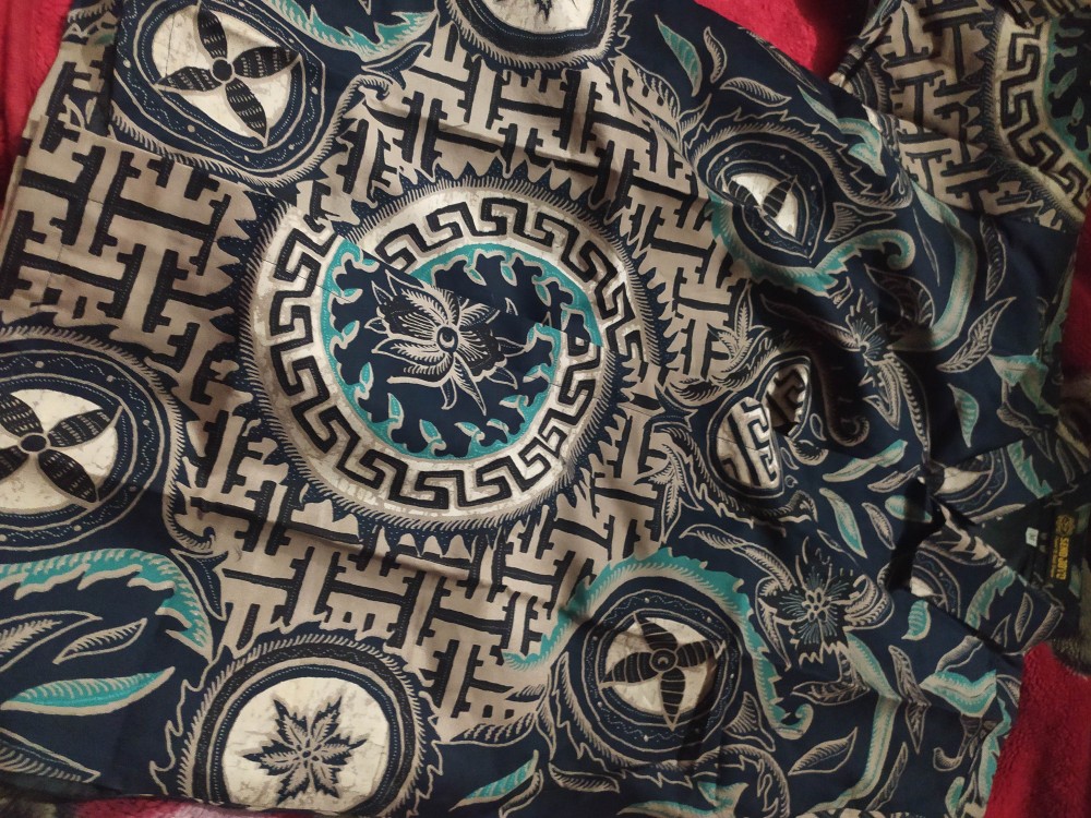 Lesmana Batik Lengan Pendek Full Furing Katun Halus Sragenan Hq Size M-xxl Batik Solo